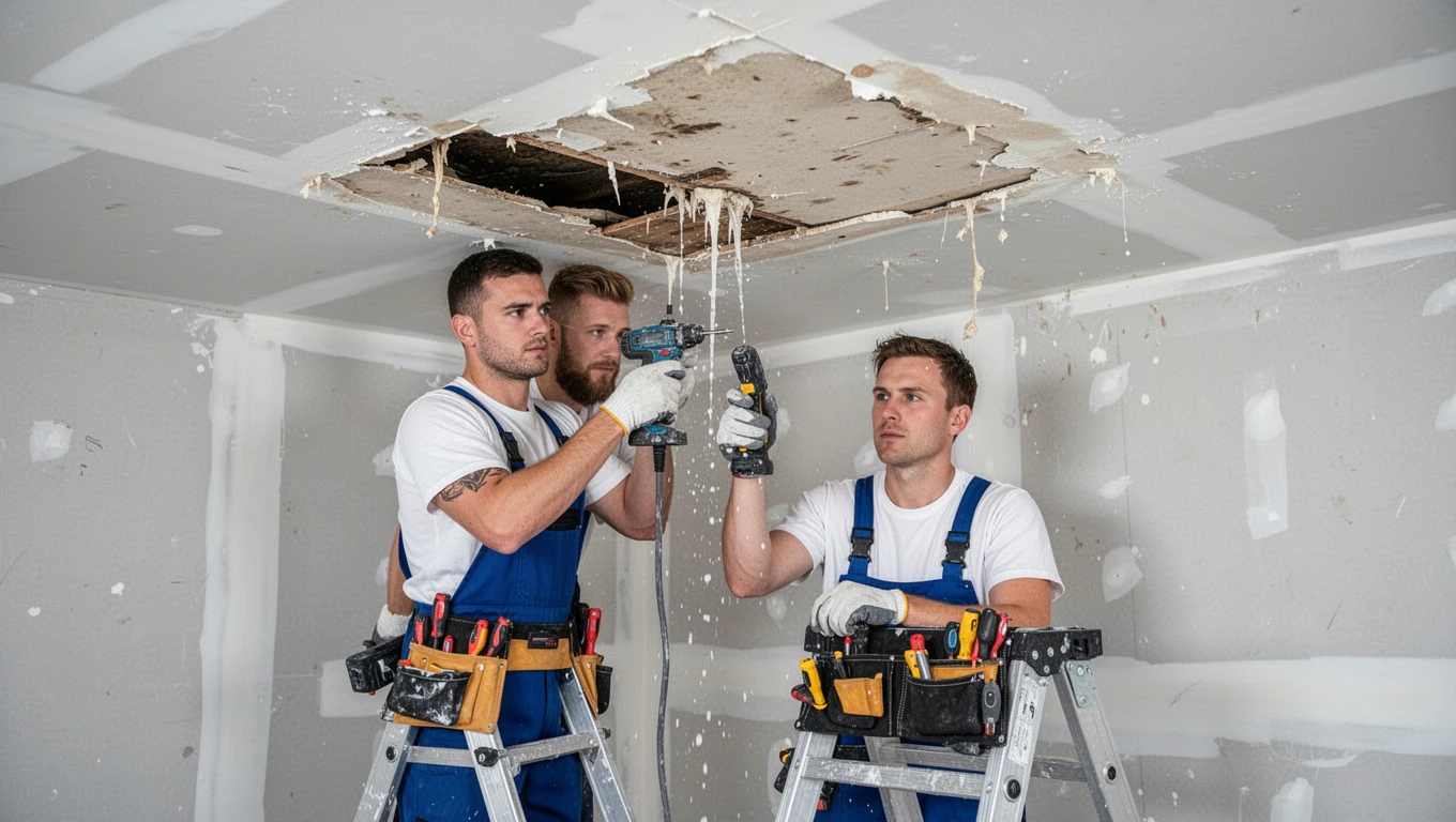 Ceiling Water Damage Repair